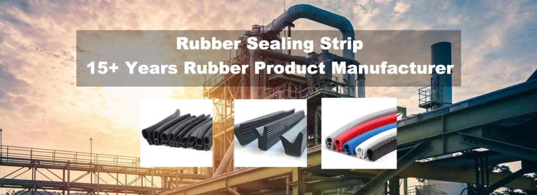 U Shape EPDM Rubber Sealing Strip with Metal for Auto/Bus Door