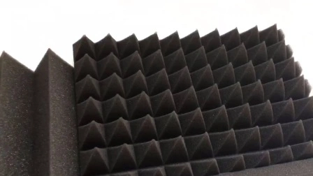 Espuma acústica à prova de som de pirâmide adesiva de alta qualidade